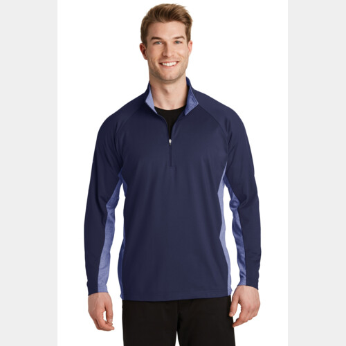 Sport Wick ® Stretch Contrast 1/4 Zip Pullover Thumbnail