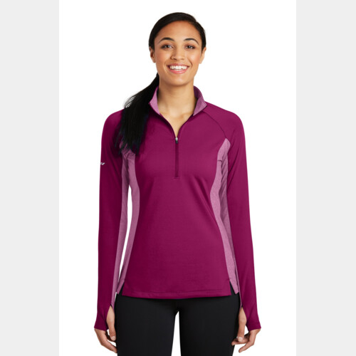 Women's Sport Wick ® Stretch Contrast 1/4 Zip Pullover Thumbnail