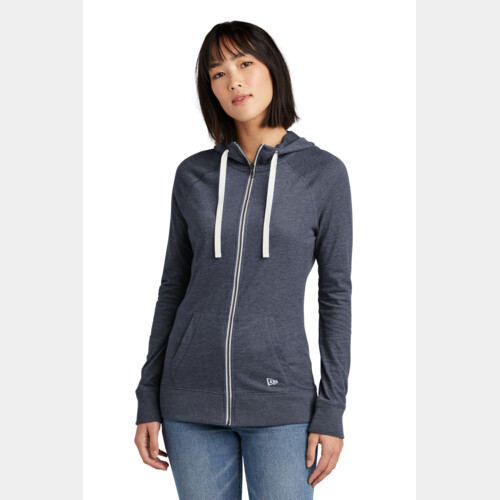 Women's Sueded Cotton Blend Full Zip Hoodie Thumbnail