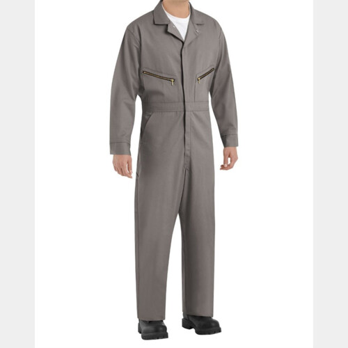 Men's Extended Sizes Zip-Front Cotton Coverall Thumbnail