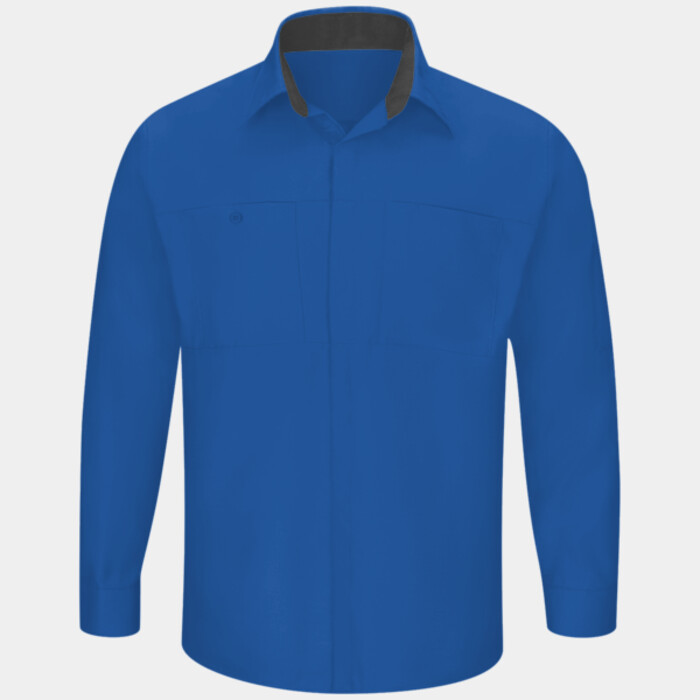 Men's Tall Performance Plus Long Sleeve Shirt with OilBlok Technology Thumbnail