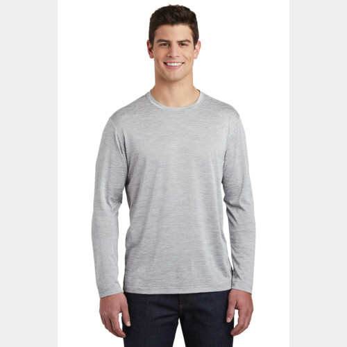 PosiCharge ® Long Sleeve Electric Heather Tee Thumbnail