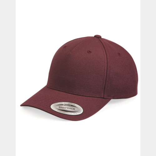 Premium Five-Panel Curved Bill Snapback Cap Thumbnail