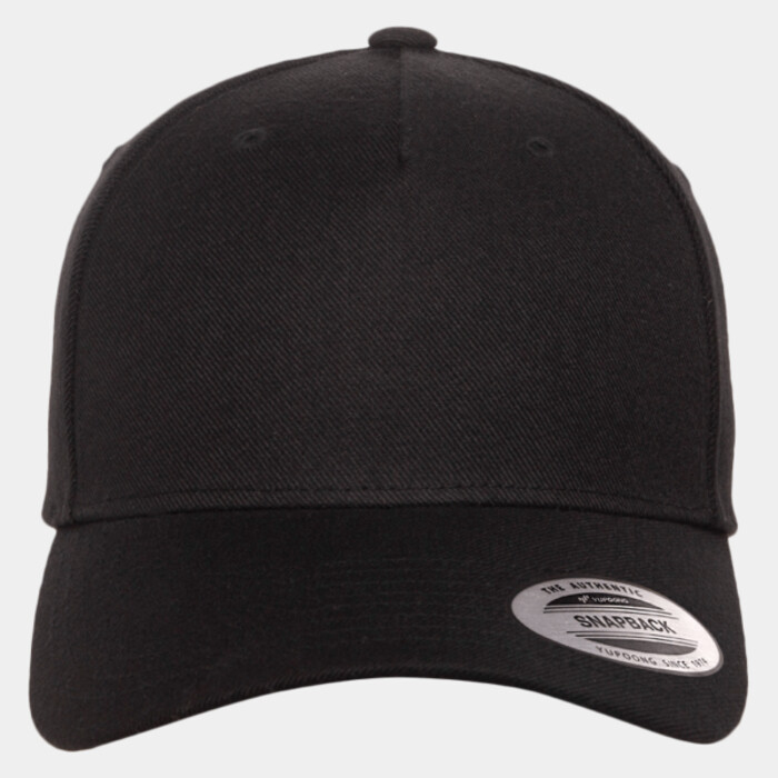 Premium Five-Panel Curved Bill Snapback Cap Thumbnail