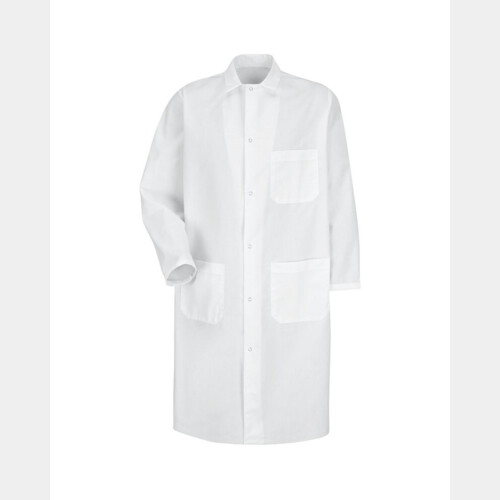 Unisex Butcher Coat with Exterior Chest Pocket Thumbnail