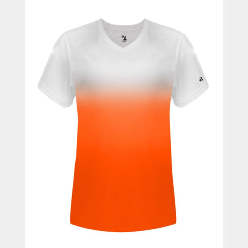 Women's V-Neck Ombre T-Shirt Thumbnail