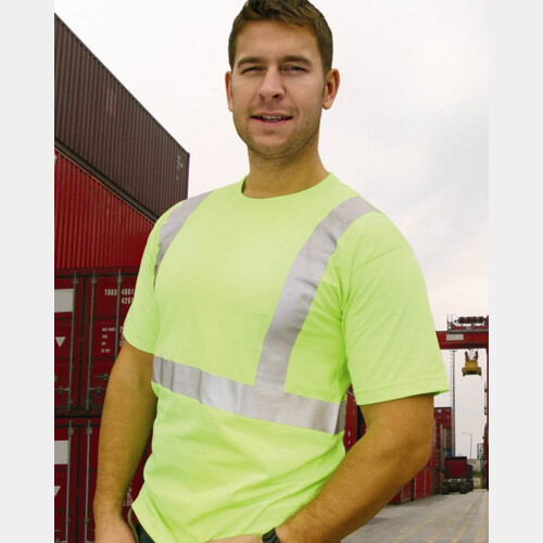 Unisex USA-Made 50/50 High Visibility T-Shirt Thumbnail