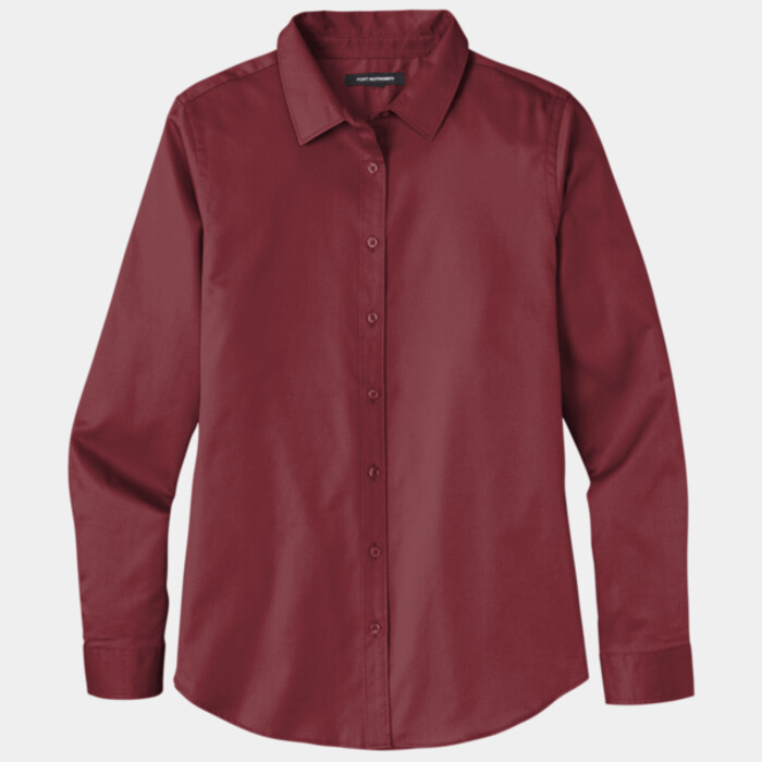 Women's Long Sleeve SuperPro React Twill Shirt Thumbnail