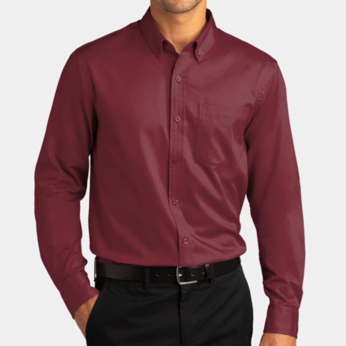 Long Sleeve SuperPro React Twill Shirt Thumbnail