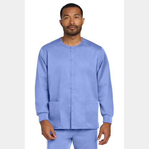 Unisex WorkFlex Snap Front Scrub Jacket Thumbnail