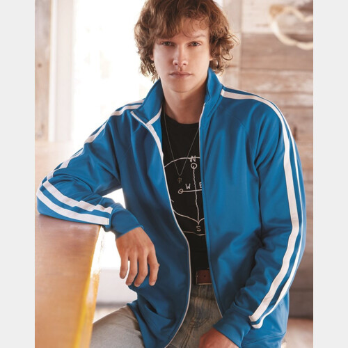 Unisex Lightweight Poly-Tech Full-Zip Track Jacket Thumbnail