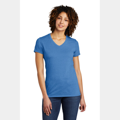 Women's Tri Blend V Neck Tee Thumbnail