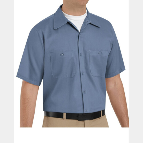 Cotton Short Sleeve Uniform Shirt - Tall Sizes Thumbnail