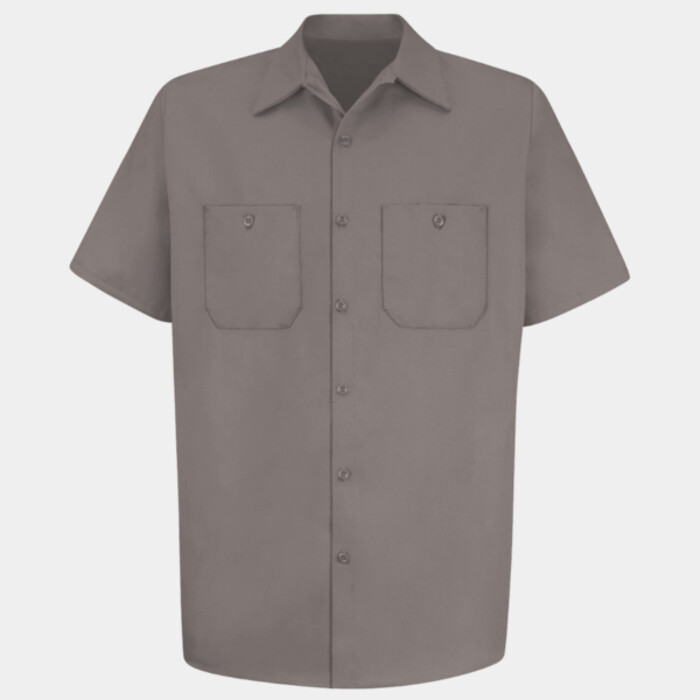 Cotton Short Sleeve Uniform Shirt - Tall Sizes Thumbnail
