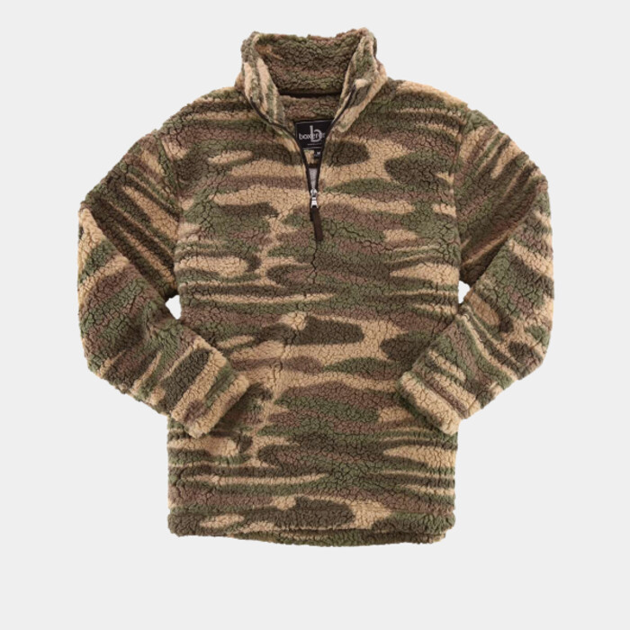 Sherpa Fleece Quarter-Zip Pullover Thumbnail