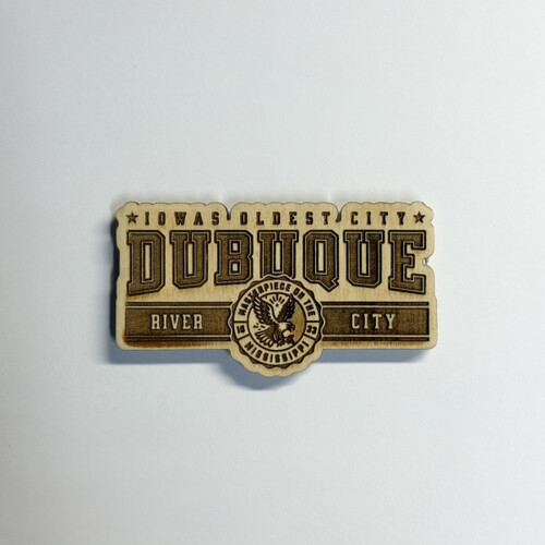 Dubuque, Iowa River City Souvenir Magnets Thumbnail
