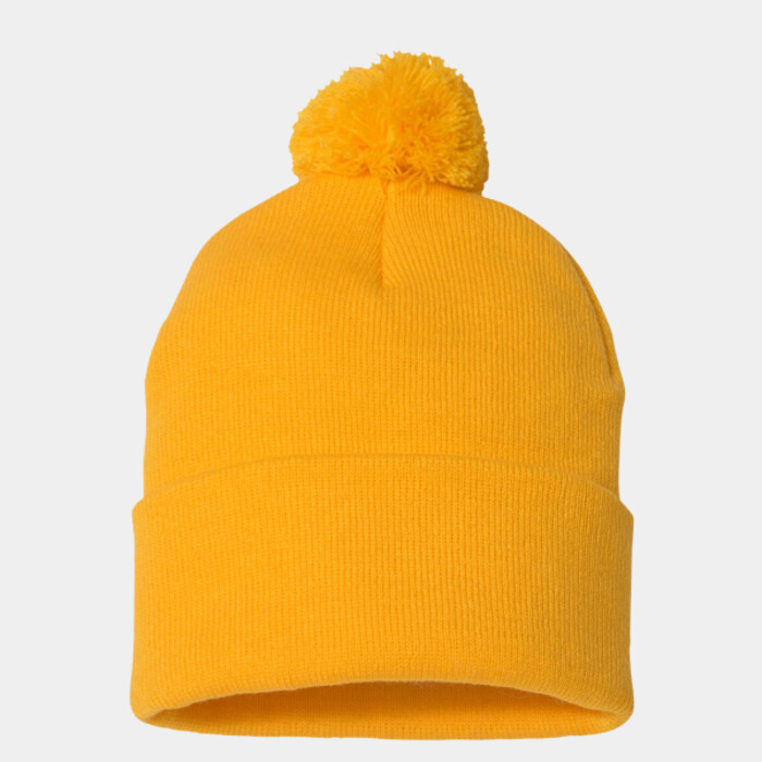 Pom-Pom 12" Knit Beanie Thumbnail