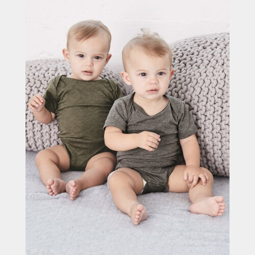Baby Triblend Short Sleeve Onesie Thumbnail