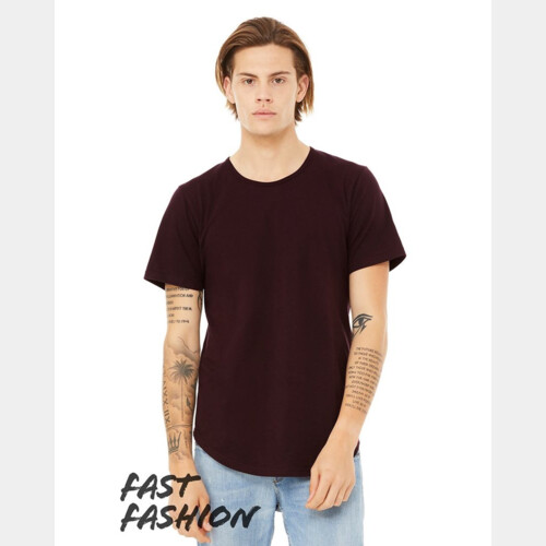 Fast Fashion Jersey Curved Hem Short Sleeve Tee Thumbnail