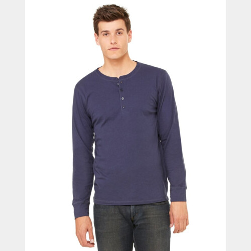 Long Sleeve Jersey Henley Thumbnail