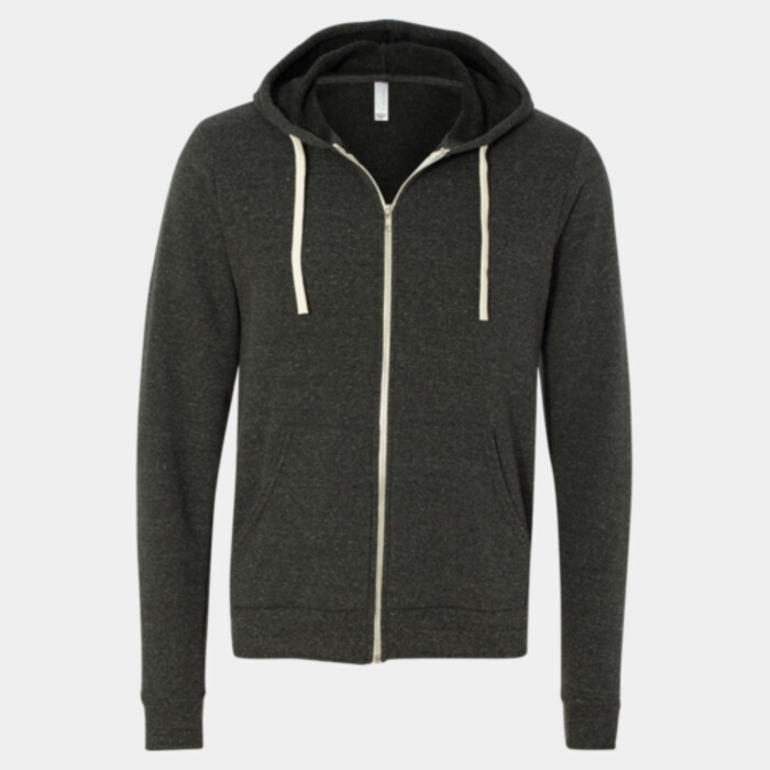Unisex Triblend Sponge Fleece Full-Zip Sweatshirt Thumbnail