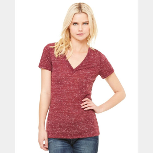 Women's Deep V-Neck Jersey Tee Thumbnail