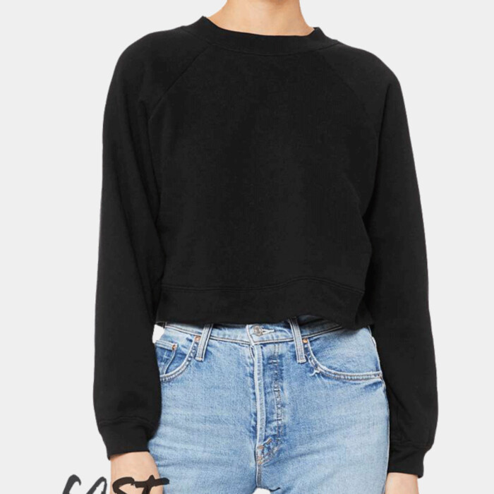 Fast Fashion Women's Raglan Pullover Fleece Thumbnail
