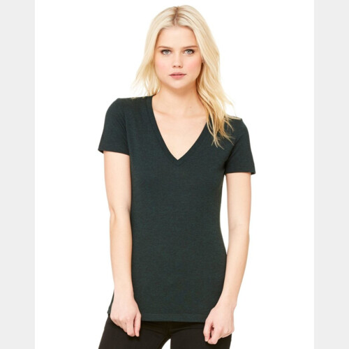 Women's Triblend Deep V-neck Tee Thumbnail