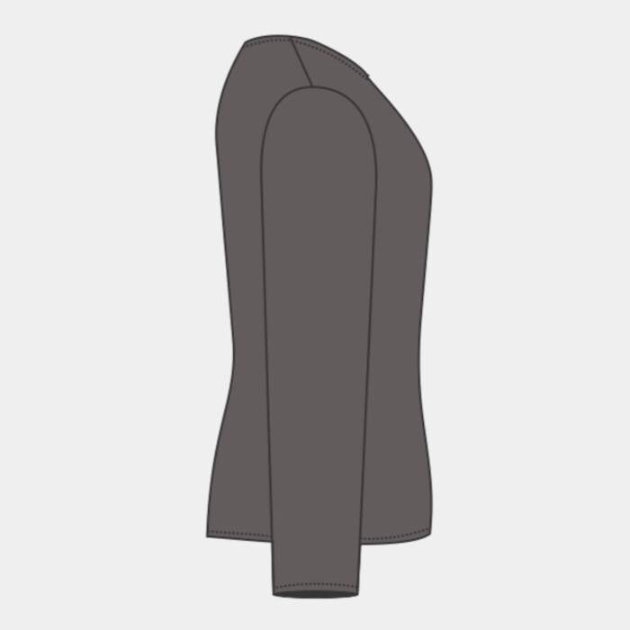 Women's Flowy Long Sleeve Tee with 2x1 Sleeves Thumbnail