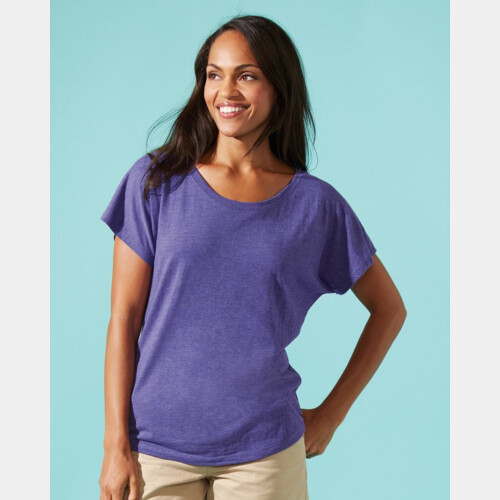 Women's Triblend Short Sleeve Dolman Tee Thumbnail