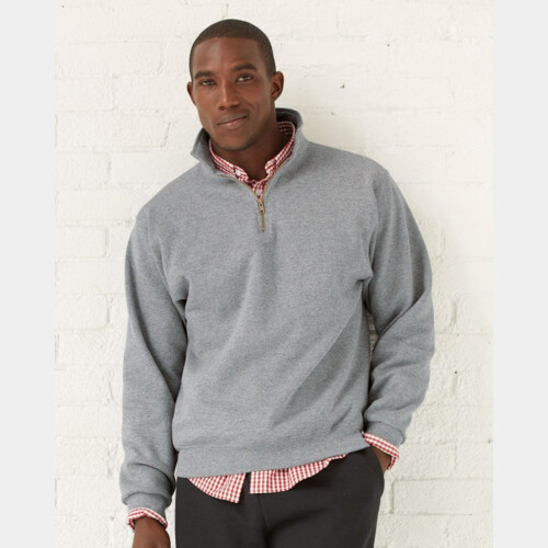 Super Sweats NuBlend® Quarter-Zip Cadet Collar Sweatshirt Thumbnail