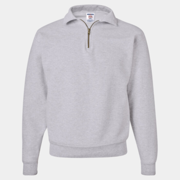 Super Sweats NuBlend® Quarter-Zip Cadet Collar Sweatshirt Thumbnail