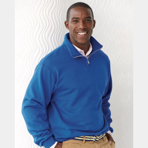 Nublend® Quarter-Zip Cadet Collar Sweatshirt Thumbnail