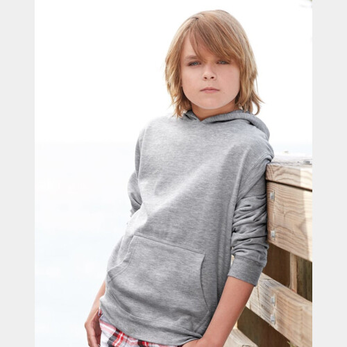 Youth Midweight Hooded Pullover Sweatshirt Thumbnail