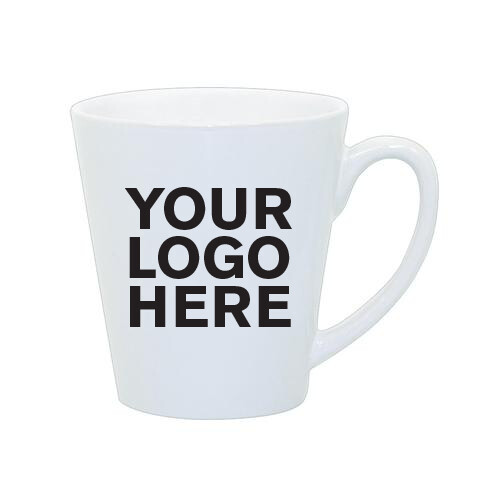 2-Sided 12oz. Personalized White Latte Mug Thumbnail